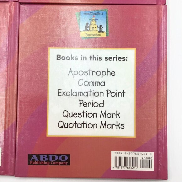 Punctuation Books Complete Set of 6 Mary Salzmann SandCastle Write On Series - Picture 9 of 11